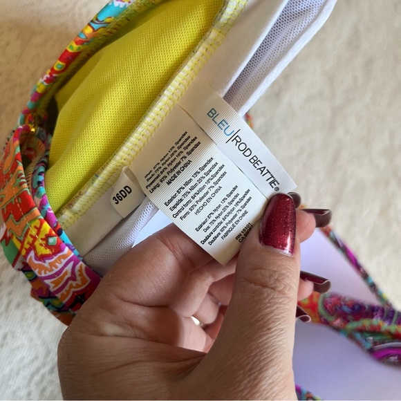 Bleau Rod Beattie bohemian paradise shirred convertible bikini - Picture 9 of 15
